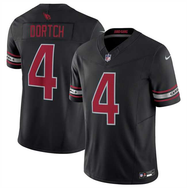 Men & Women & Youth Arizona Cardinals #4 Greg Dortch Black 2024 F.U.S.E. Vapor Untouchable Limited Stitched Jersey Dzhi